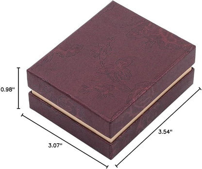 kilofly Genuine Leather Double Lipstick Case Cosmetic Makeup Holder + Gift Box