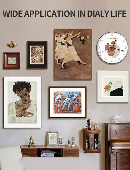 60 Pack Sawtooth Picture Hangers – Small & Heavy-Duty Wall Hanging Kit, 2 Sizes for Photo Frames, Art, Paintings, Canvas Hooks, and Picture Hanging Hardware