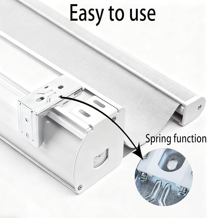 4 Pack Zebra Shades Mounting Brackets, Window Treatment Repair Kit - Heavy Duty Metal Blinds Bracket Support for 1-1/2"(38mm) Zebra Shades and Blinds