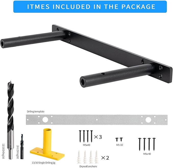 Floating Shelf Bracket ,Hidden Shelf Brackets (Outfit Normal Build kit 16 inch -New)