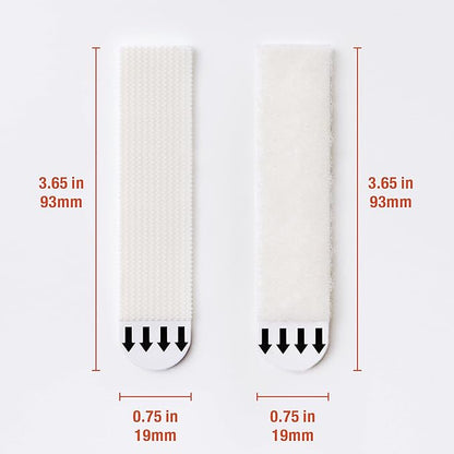 180-Pairs(360 Strips) Large Picture Hanging Strips Heavy Duty, Removable Hook and Loop Tape Picture Hanger Damage Free, Waterproof Adhesive Strips for Frame Hanging, Heavy Duty