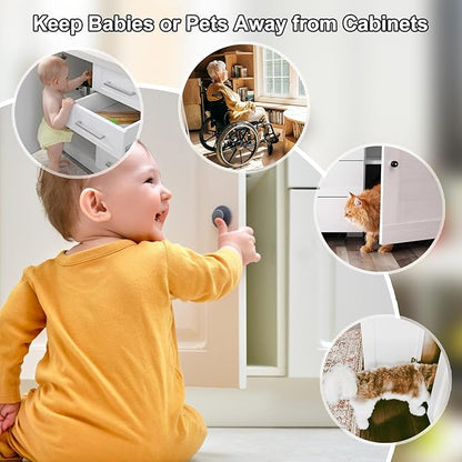 Magnetic Door Catch, Jiayi 30 LB Cabinet Door Magnetic Catch Heavy Duty, 2 Pack Magnets Door Closer, Screw on Magnet Closet Door Catch, Double Drawer Magnets Latch for Wardrobe Cabinets Closing
