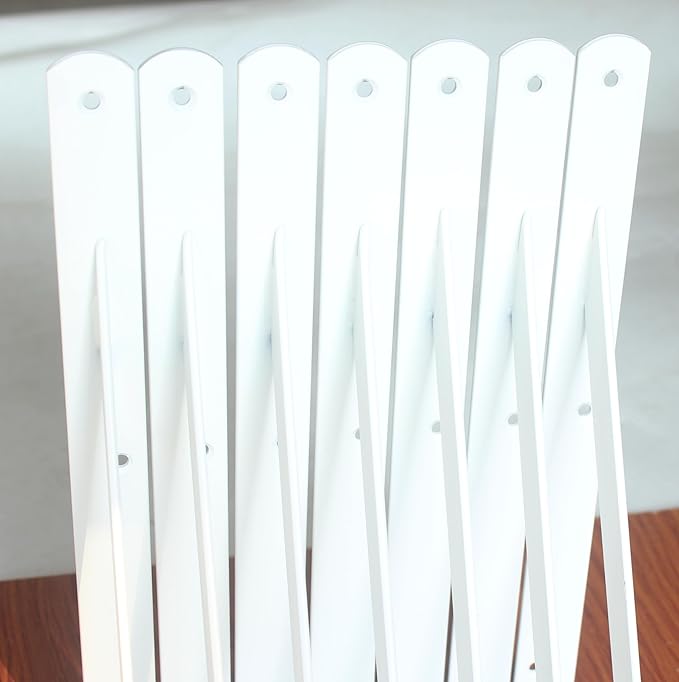6 Pack L11 x H 8" White Heavy Duty Shelf Brackets with Screws Metal Shelf Brackets Shelf Support Angle Brackets for Shelves L Brackets Heavy Duty Floating Shelf
