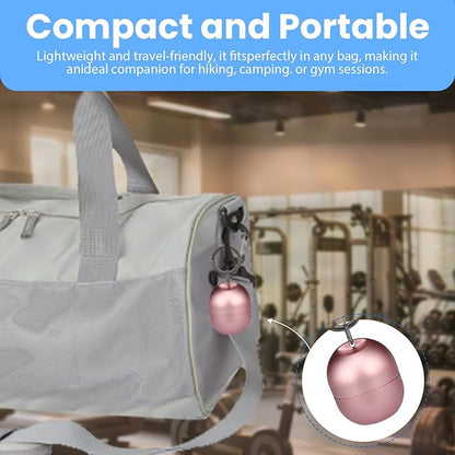 Jewelry Ring Holder Keychain,Portable Travel Sports Ring Keeper Case,Mini Small Versatile Carrying Display Storage Organizer Box With Key Chain (Pink) ﻿