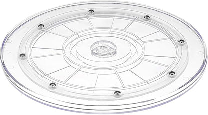 9 inch Acrylic Lazy Susan, Lazy Susan Organizer for Table Top,Rotating Turntable for Cabinet Storage,Countertop, Kitchen