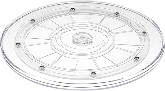 9 inch Acrylic Lazy Susan, Lazy Susan Organizer for Table Top,Rotating Turntable for Cabinet Storage,Countertop, Kitchen