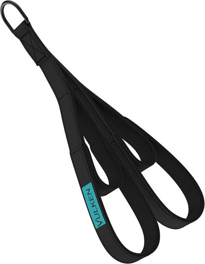 Vulken Tricep Rope Cable Attachment. Two Size in One Extra Long Pull Down Rope. Triceps Extension Straps Gym Equipment. Home Workout Handles for Resistance Bands.