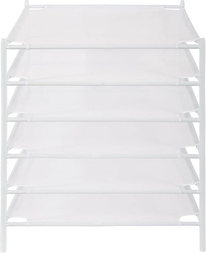 STO STO Sweater Drying Rack, 6-Pack Stackable Mesh Clothes Drying Rack, Laundry Drying Rack for Sweaters, Socks, Toys, White