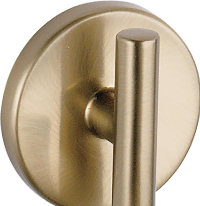 Delta Trinsic (1-Pack) Towel Hooks Champagne Bronze Single Bathroom Hooks Wall Mounted for Robes & Towels Hand Towel Hook Holder Kitchen, Bathroom Accessories