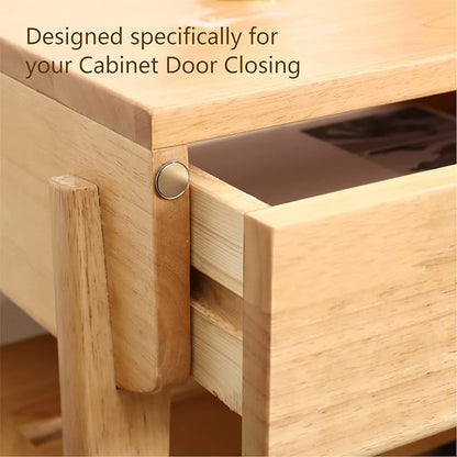 Mousike Magnetic Door Catch Ultra Thin Cabinet Magnets Stainless Steel Drawer Magnet Catch for Sliding Door Closure Kitchen Cabinet Cupboard Closet Closer (30Pack)