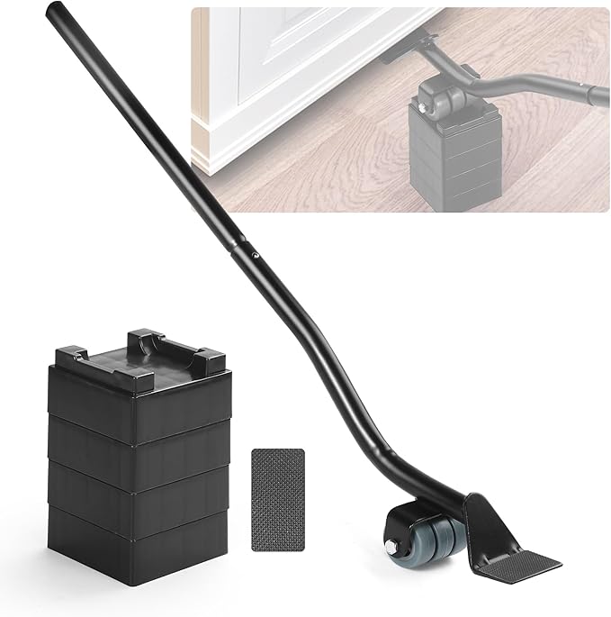 Furniture Lifter Tool, Appliance Lifter, Save 80% Effort, Lift Up to 400 Pounds Heavy Items, Furniture Lifter Jack for Heavy Furniture Appliance, Safely and Easily Lifting Furniture and Appliances