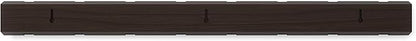 Umbra Flip Wall-Mounted Coat Rack with 8 Hooks – Modern, Space-Saving Storage for Hats, Jackets, Bags, Entryway, Mudroom, Closet, Bathroom, Bedroom – Black/Walnut