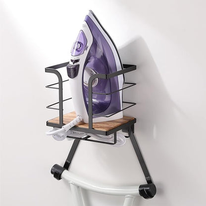 Over the Door Ironing Board Holder - Iron Board Hanger Wall Mount Ironing Board Storage with T/Y Shape Design for Space Saving, No Drilling