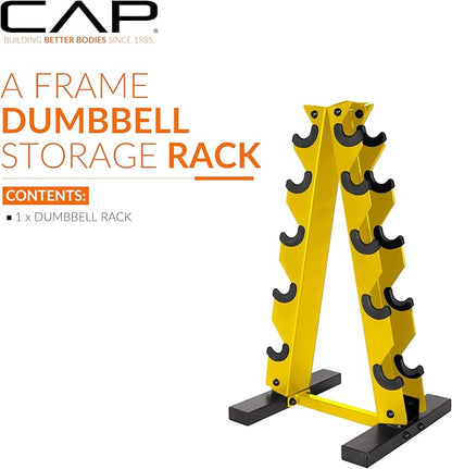 Cap A-Frame Dumbbell Weight Rack | Color Series