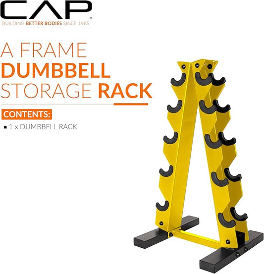 Cap A-Frame Dumbbell Weight Rack | Color Series