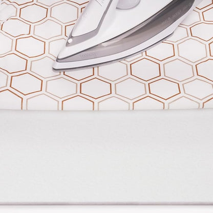 SheeChung Ironing Board Pad Only,Fit Ironing Boards Up to 57"x21",Cut to Desired Sizes,Ultra Thick Replaceable Ironing Padding,Universal Premium Felt Ironing Board Pad