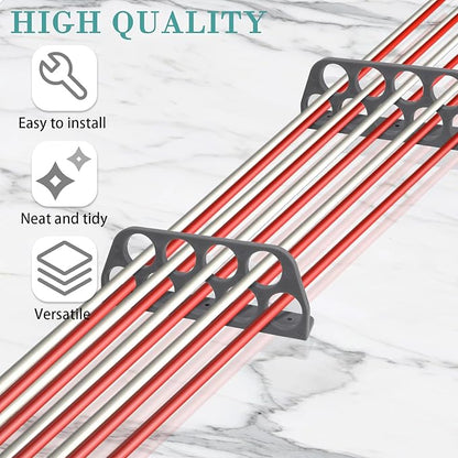 20 Pack Cable Chase-Wire Bracket, Cable Support Wire Bracket Holder for NMB Electrical Cord Organized Management, 9-Hole 1-Inch Diameter