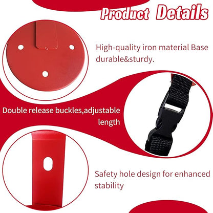 Fire Extinguisher Mount,Wall Mounted Fire Extinguisher Bracket,Compatible with 5 Pound Fire Extinguishers Ideal for Home,Car,RV,Truck