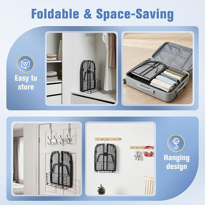 Tabletop Ironing Board, Foldable Small Ironing Board with Iron Holder Portable Mini Iron Board for Small Spaces Compact Table top Small Ironing Table for Dorms, Aprtment, RVs, Travel, 32"x12"