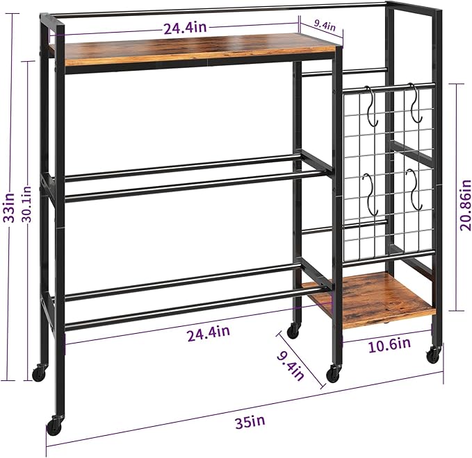 Dumbbell Rack, Gym Storage Rack, Weight Rack for Home Gym, Dumbbells, Kettlebells, Yoga Mats & More Space-Saving Home Gym Organizer