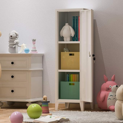 MIOCASA Metal Cabinet Home Office Storage Cabinets with Doors and Shelves Lockable File Cabinet Organizer Coat Lockers for Kids