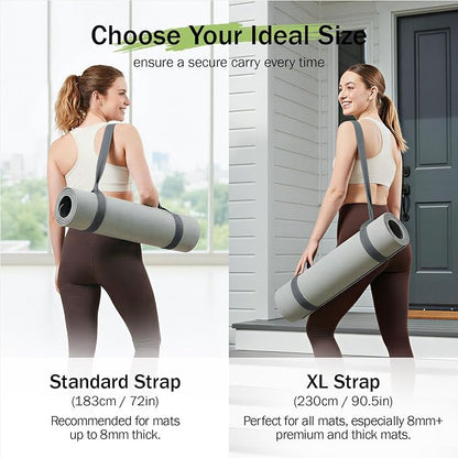 Slim Panda Yoga Mat Straps for Carrying, Adjustable Yoga Mat Carrier Sling Fits All Mats(Mat Not Included)