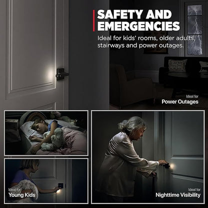 Kwikset Halifax LED Motion Activated Light Up Privacy Door Lever for Bathroom and Bedroom, Matte Black, Reversible Keyless Push Button Lock Door Lever, with Microban Protection
