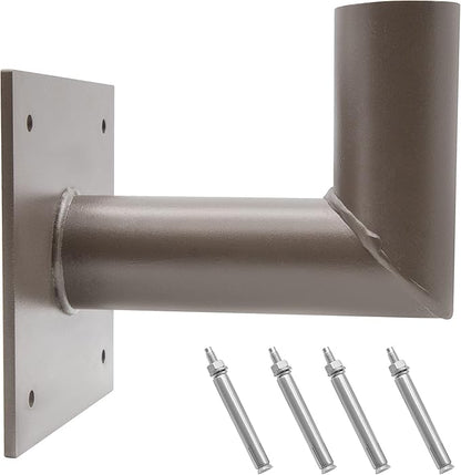 Wall Mount Bracket Accessories 90 Degree, Tenon Adapter for Wall Bracket with Slip Fitter Mount(2 3/8inch)