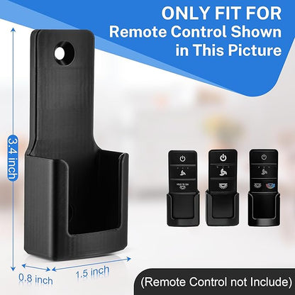 Saillong Ceiling Fan Remote Holder Wall Mount Compatible with Hampton Bay Ceiling Fan Remote Control Bracket Compatible with TX028C-S 98130 KUJCE10320/TR222A, 2AAZPHD3/HD3, 98130 KUJCE10318