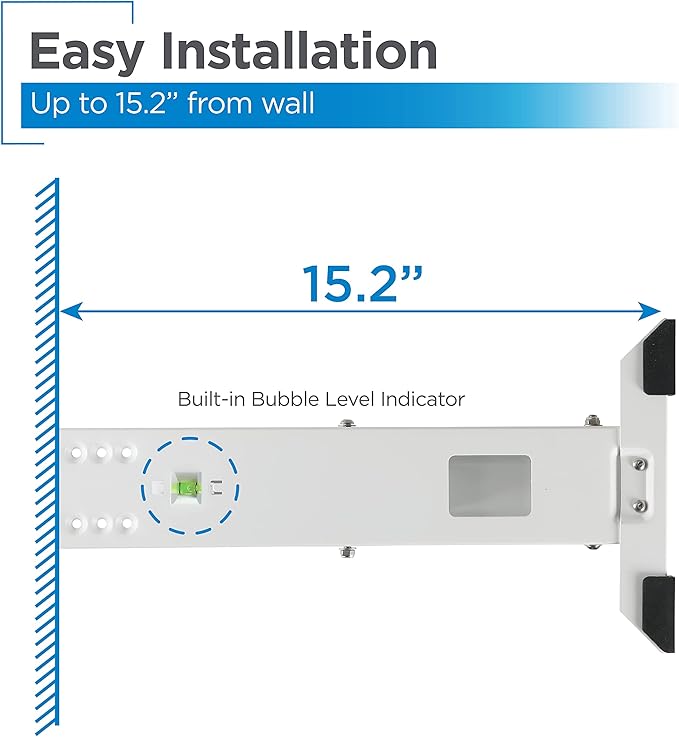 Air Conditioner Support Bracket for Outdoor Window AC, Supports Units Up to 12,000 BTU & 165 Lbs., Heavy Duty Mount Suitable for Most Windows, KT-04L