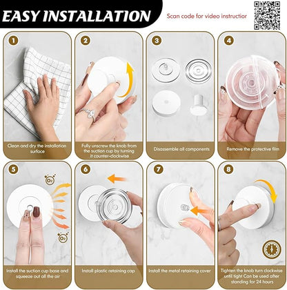 Suction Cup Hooks for Shower,Removable Shower Towel Suction Hooks for Bathroom Wall,Kitchen,Glass,Mirror,Tile to Hang Robes,Loofah-White(2-Pack)