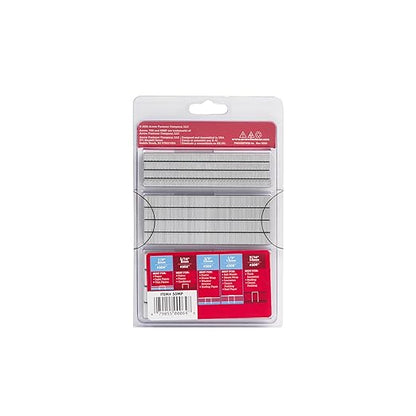 ARROW 50MP T50 Heavy Duty Staples Multipack, Staples for Upholstery, Crafts, General Repairs, Includes 1/4", 3/8" and 1/2" Sizes, 3/8" Crown Size, 1875-Pack