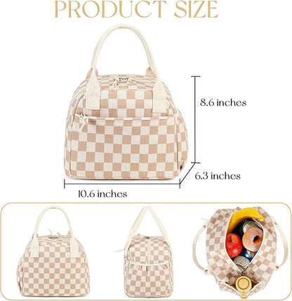 CAMTOP Lunch Box for Women Men Insulated Lunch Bag Lunch Tote Bag Leakproof Thermal Cooler Large Capacity for Travel Work School Picnic