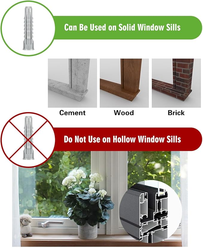 LuckIn Air Conditioner Support Bracket, Heavy Duty Window AC Bracket Universal Fit for 5,000-12,000 BTU AC Units, Holds Up to 85lbs, Adjustable Extender Leg & Built-in Bubble Spirit Level