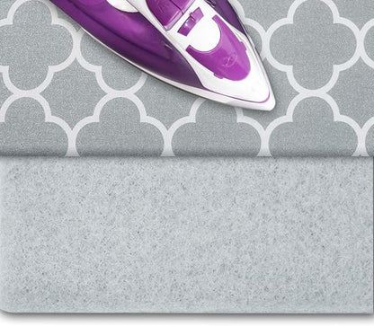 Duwee Delux Ironing Board Padding, Extra Dense Felt Material with 10 mm Thickness (55" x 19")