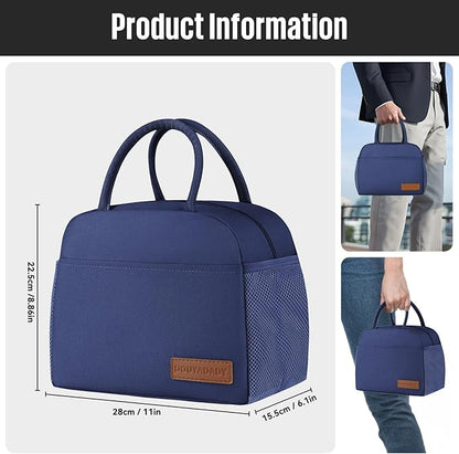 Lunch Bag Women/Men Lunch Box Women/Men (Dark blue)