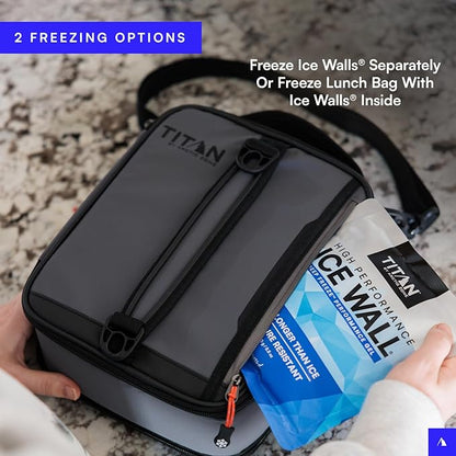 Titan High Performance Insulated Expandable Lunch Pack - Sharkskin Gray