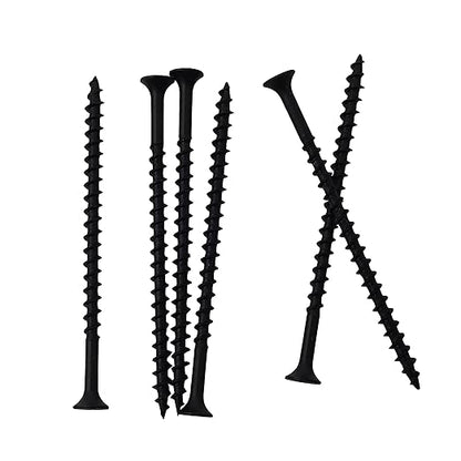 70pcs #8 × 3 inch High Hardness Drywall Screws, Black, Coarse Thread, Phillips Drive, Bugle Head, Black Wood Screws, Wood and More (3 in, 70)