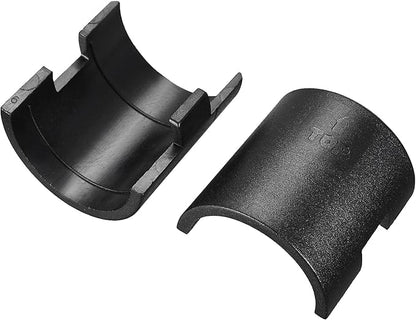 uxcell Wire Shelf Clips 1.5 Inch Wire Shelving Lock Clips Plastic for Wire Shelving System, 4 Pcs