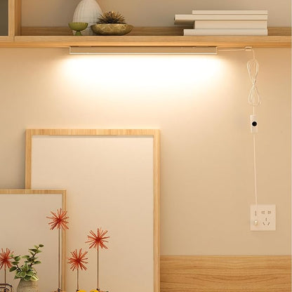Led Under Cabinet Light, 12 Inch Led Light Bar, Warm White 3000K, Plug in Undercabinet Led Lighting, Lightweight USB Light Strip, Under Counter Lights for Kitchen/Room/Shelf/Desk/Showcase-UNO-UT