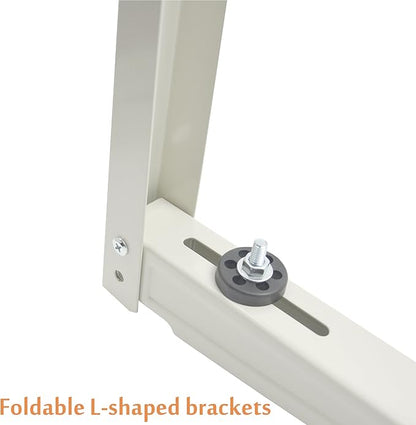 JEACENT Outdoor Wall Mounting Bracket for Ductless Mini Split Air Conditioner Heat Pump Systems, Universal, 9000-36000 Btu Condenser