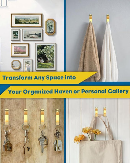 Uniclife 90 Pcs Picture Hanging Kit, 10 lb, 30 lb, 50 lb, 100 lb Heavy Duty Picture Hangers for Drywall & Wood, Picture Hanging Hooks, Frame Hooks for Hanging Photos Mirrors Paintings