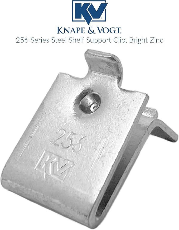 Knape & Vogt 256P-ZC Shelf Support - 24 piece