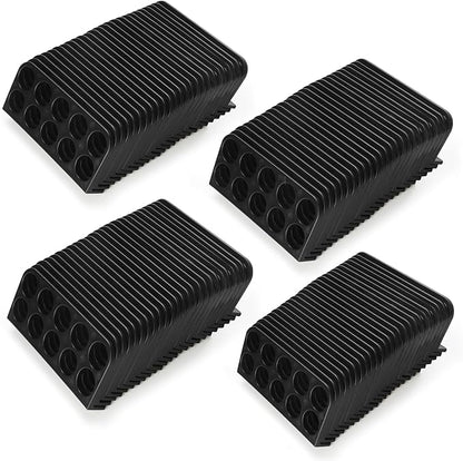 100Pack Cable Chase Wire Bracket, Cable Support Wire Bracket Holder for NMB Electrical Cord Organized Management,Labor&Time Saving,1" with 10 Hole Design