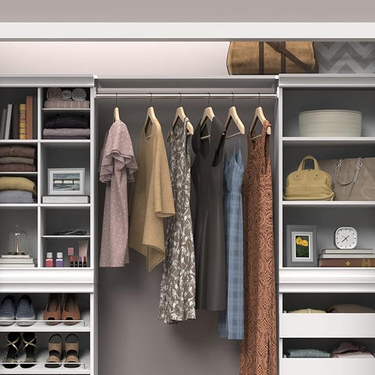 ClosetMaid Modular Closet Collection Shelf and Hang Rod Accessory Kit, 36-Inch Shelf and Hang Rod Kit
