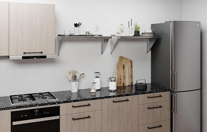 AmGood 14 in. x 30 in. Stainless Steel Wall Shelf | NSF | Metal Shelving | Garage, Laundry, Storage, Utility Room | Restaurant, Commercial Kitchen