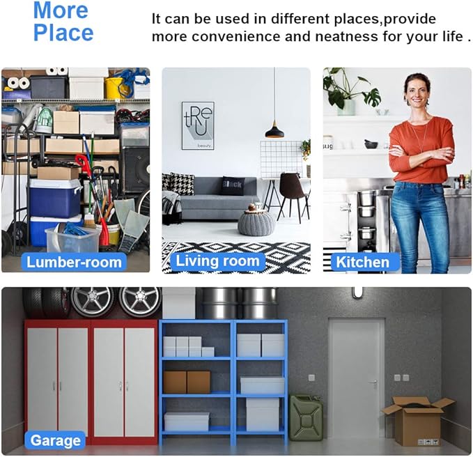 PayLessHere | 5-Tier Wire Shelf | 36"x14"x72" | Black | Adjustable Racks | Heavy-Duty Storage Shelves, Holds Upto 1250 lbs | Rust-Resistant, No-Tool Assembly | for Home, Garage Shelving