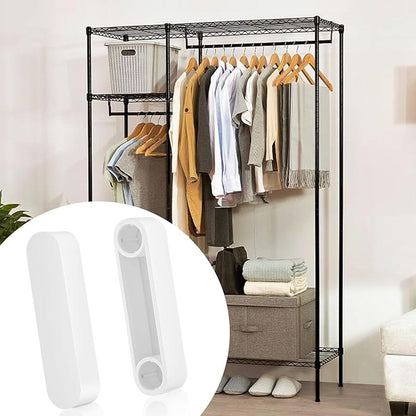 10Pcs Plastic Rod Gasket Caps Tools, Closet Rod Wire Shelf End Caps Tools Closet System Parts Shelf Covers for Wire Shelves, Suitable for Better Use of Wardrobe