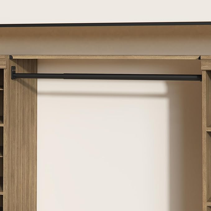 ClosetMaid Modular Storage Shelf and Hang Rod Kit, Sand