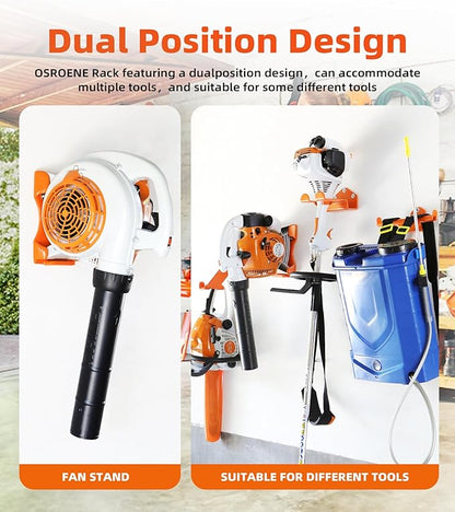 Leaf Blower Hanger, 1 Pack Handheld Blower Rack for Garage Wall, Leaf Blower Holder, Only Compatible with Stihl BG-50, BG-56, BG-66, SH-56